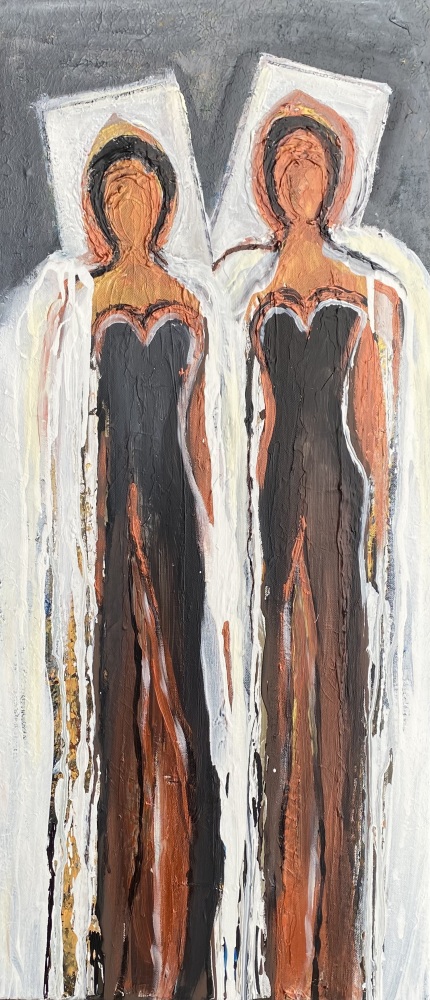 0. Maleri “Kvindelig ro” 40x90 cm