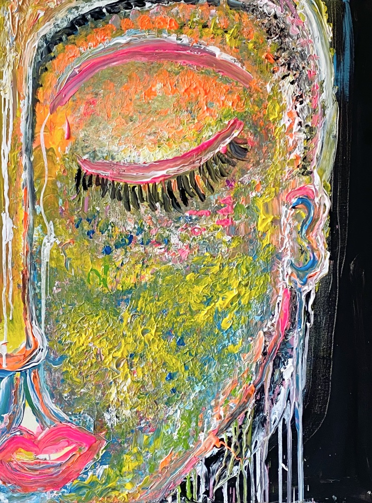 1. Pastel maleri “Living and peace” 60x80 cm